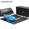 KINGSEVEN Trendy Designer Men Sunglasses Classic Polarized UV400 Fashion Glasses Driving Square Frame Male Outdoor Male Eyewear