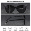 BARCUR Transparent Women Sunglasses Comfort Durable Beautiful PC Cat Eye Frame Party Travel UV400 Polarized Sunglasses Best Gift