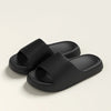 Solid Thick-Sole House Slippers – Women's Summer Non-Slip Indoor Slides, Bathroom Slippers for Men & Women