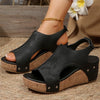 Women's Sandals Lightweight High Heels Sandals For Summer Shoes Women Wedges Heeled Slippers Summer Footwear Female Sandalias