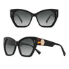 GCV Brand Acetate Appearance Patent Design Women's Butterfly Rectangular Triangle Polarized Sunglasses UV400 Fashion