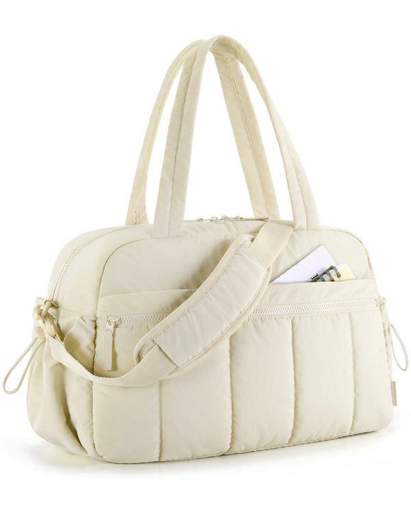 BAGSMART Travel Duffel Bag Gym Bag for Women with Wet Pocket Carry on Weekender Shoulder Boston bag Waterproof Beach bags