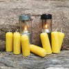 6/12Pack Beeswax Honey Candles for Ritual Tealight Candles Church Prayer Religous Prayer Candles Wholesale Decor Party Birthday