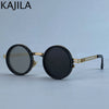 Polarized Round Steampunk ND9 Adjustable Dimming Sunglasses Men 2025 Luxury Brand Punk Fishing Sunglass Anti-Glare Driving UV400