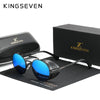 KINGSEVEN Retro Gothic Steampunk Sunglasses Polarized UV400 Men Women Fashion Vintage Eyewear Round Frame Fishing Male Glasses