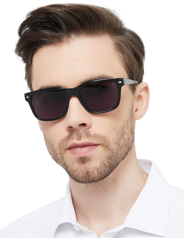 Sunglasses For Men Reading Glasses UV400 Square Presbyopia Optical Reading Glasses Regular Fashion Hyperopia Anti Glare Glasses