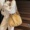 Advanced Women Shoulder Bag New Lightweight Large Capacity Nylon Tote Bag Japan Style Casual Simple Magnetic Buckle Armpit Bag